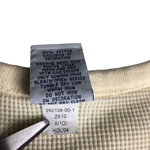 Vintage Old Navy Sweater Mens XL Nitro Hot Rods Thermal Waffle Knit Grunge Y2k - Picture 5 of 11